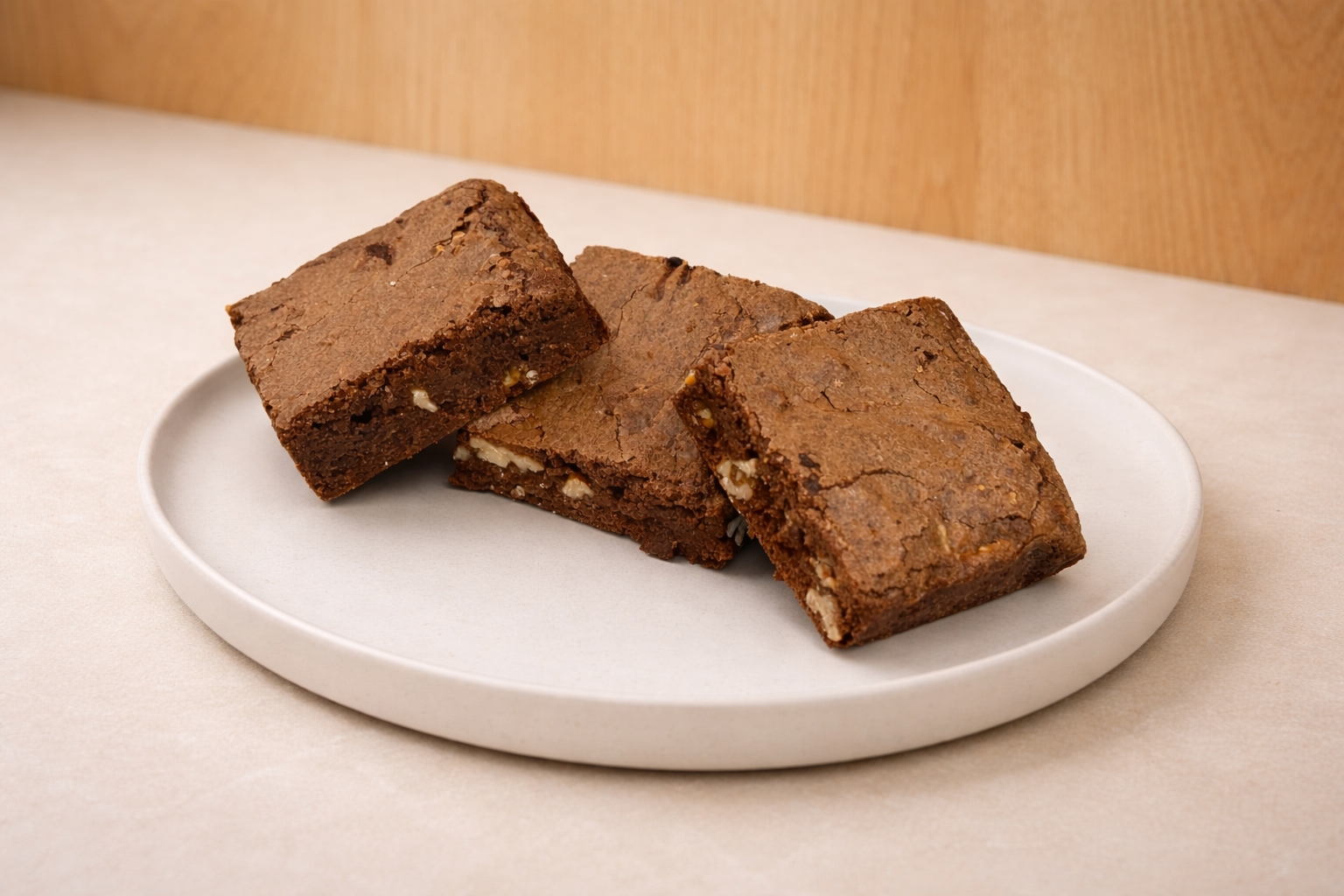 Brownies de chocolate con nueces de Pastelería Edelweiss